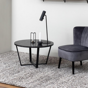 Rynna sculpted black coffee table