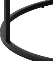 Nerra round white coffee table