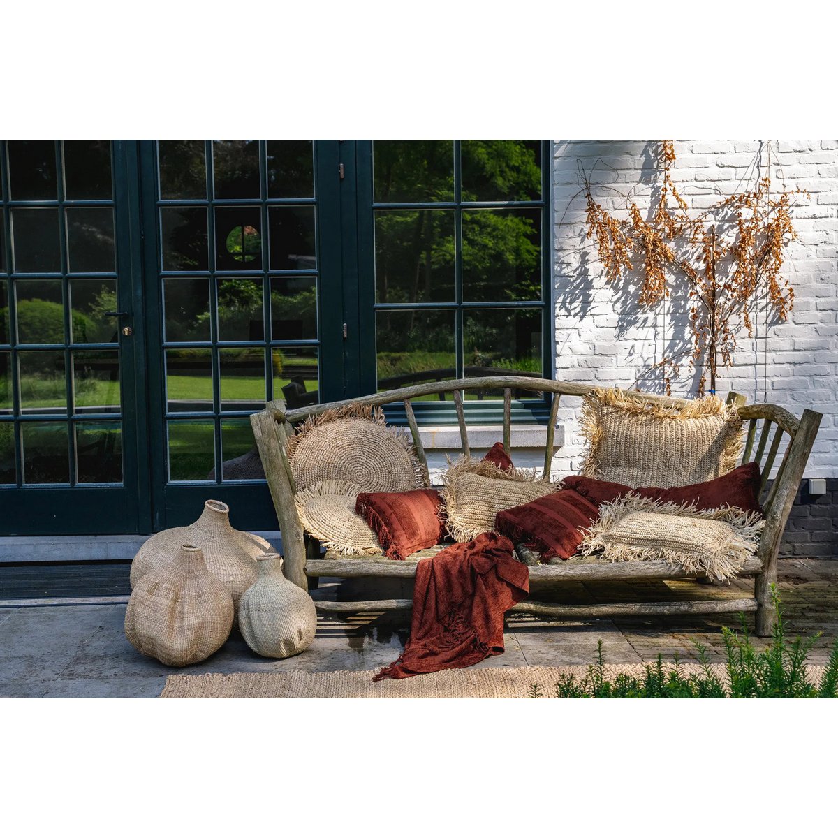 Het Oh My Gee Kussenhoes - Bordeaux Fluweel - 30x50