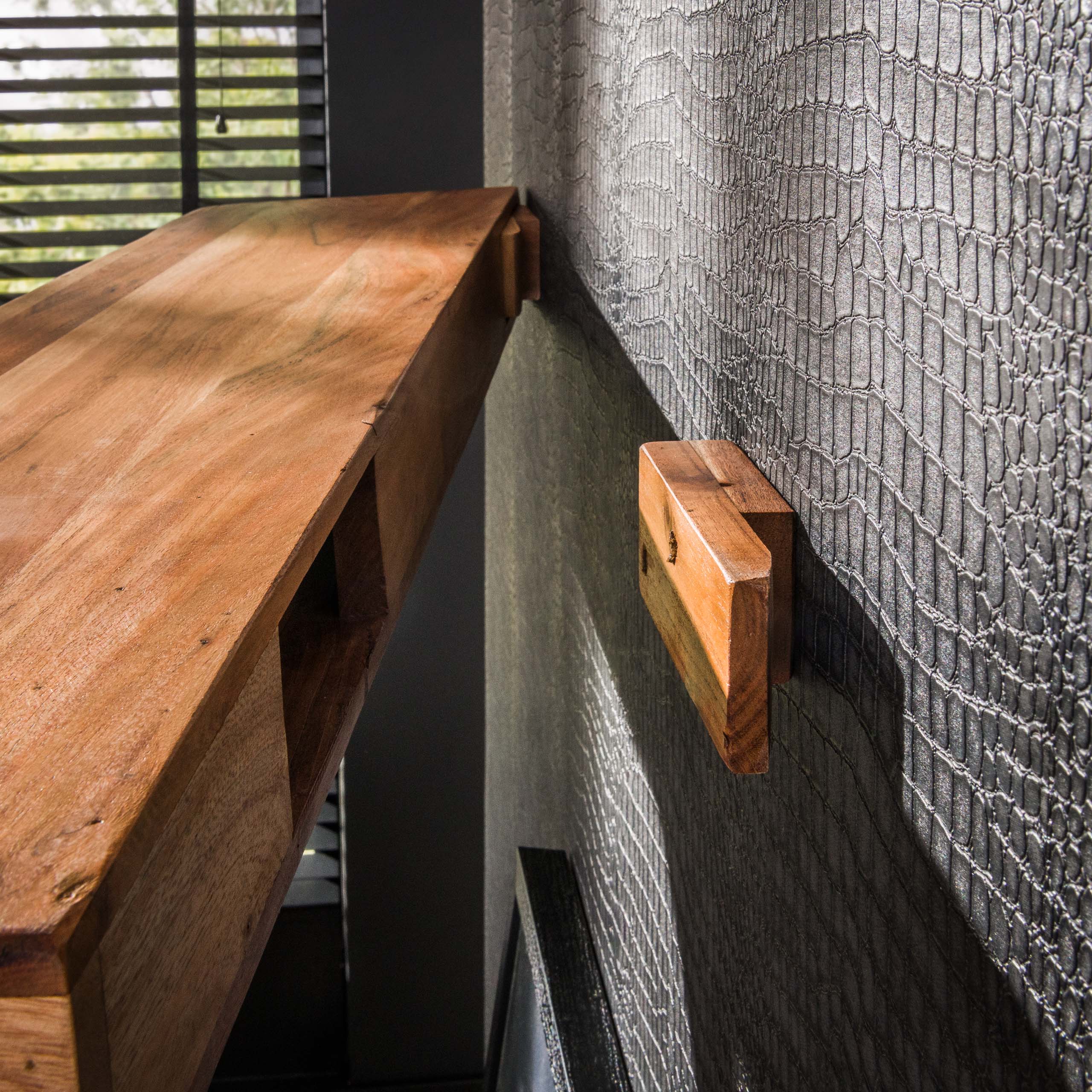 Trevaro massief acacia wandplank 100cm