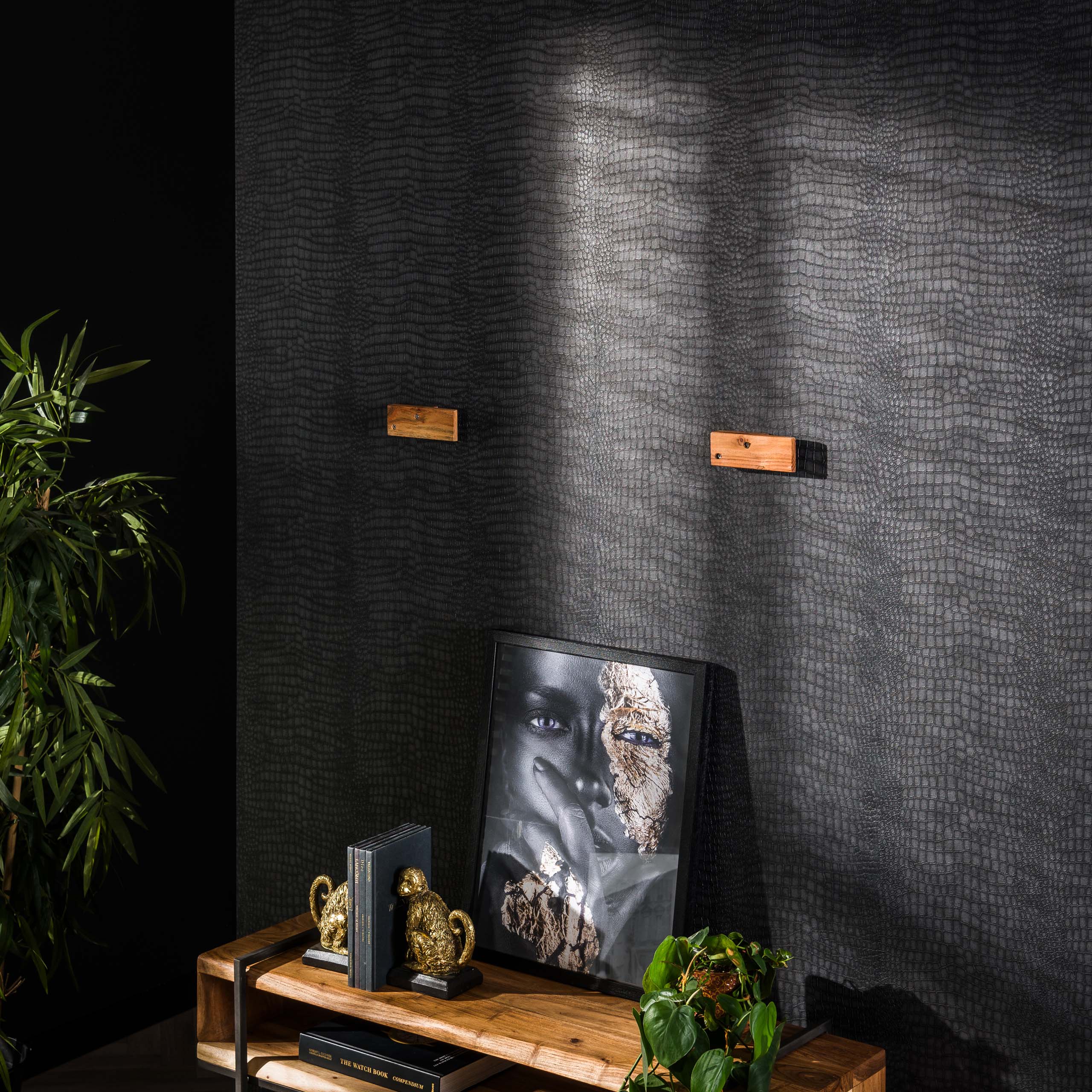Trevaro massief acacia wandplank 100cm