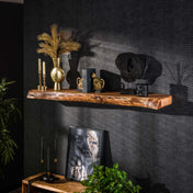 Trevaro natuurlijke massieve acacia 150cm wandplank