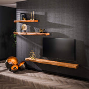 Trevaro massief acacia wandplank 200 cm