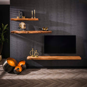 Trevaro massief acacia wandplank 200 cm