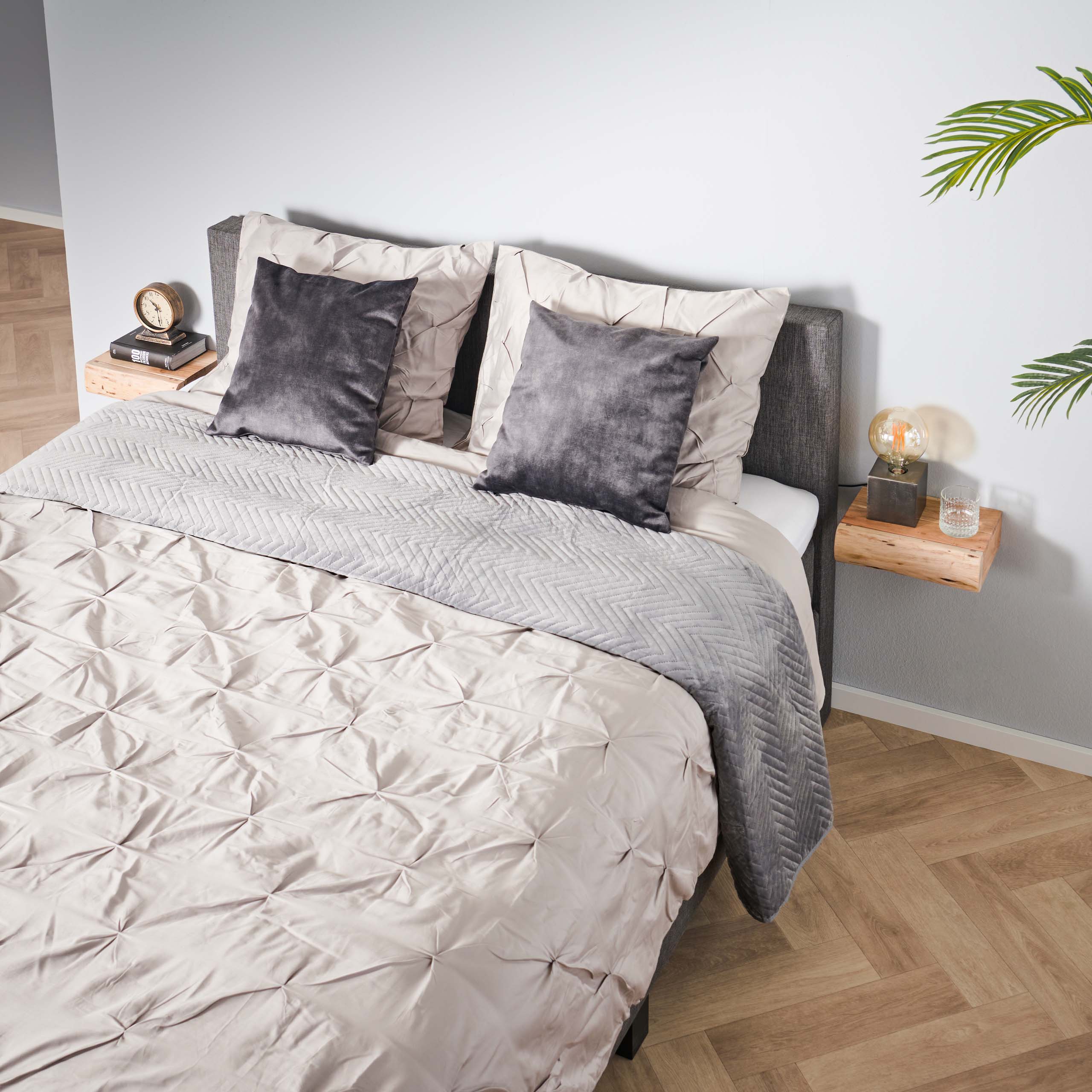 Trevaro nachtkastje van acaciahout – XS set van 2