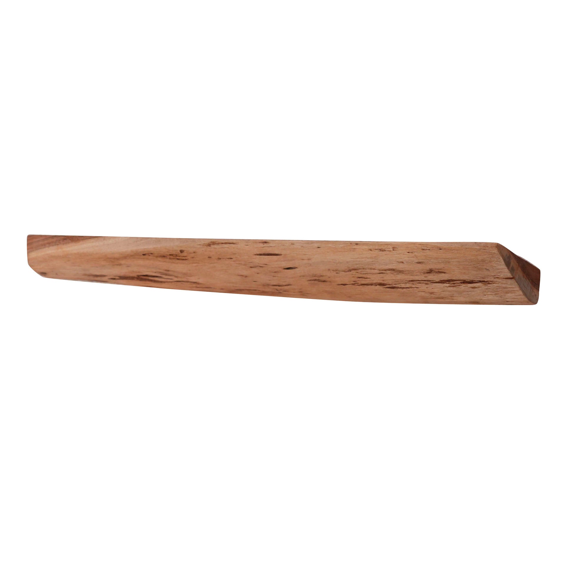 Alvero natuur massief acacia 60cm wandplank - set van 3