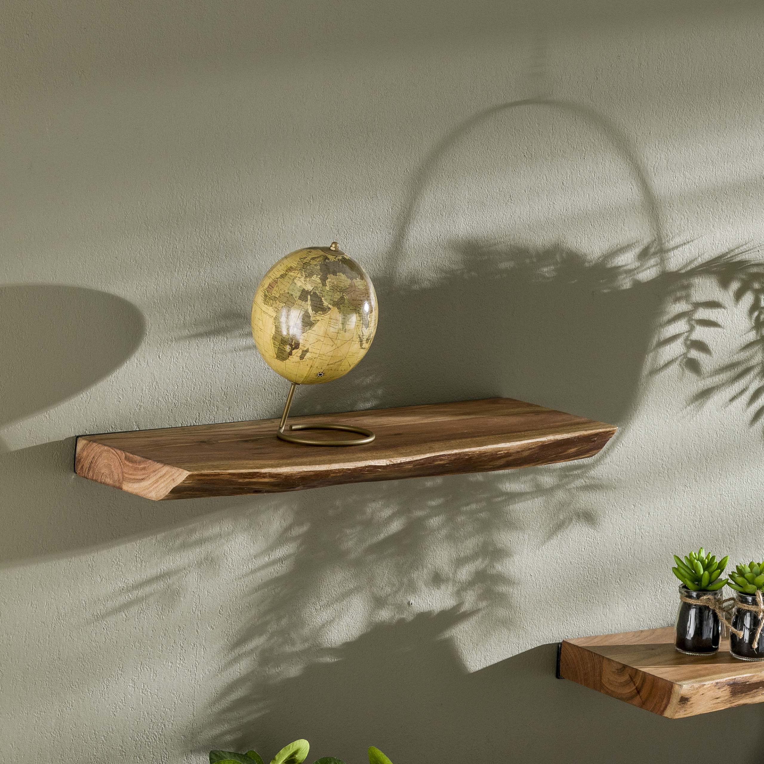 Alvero naturel massief acacia wandplank 60cm