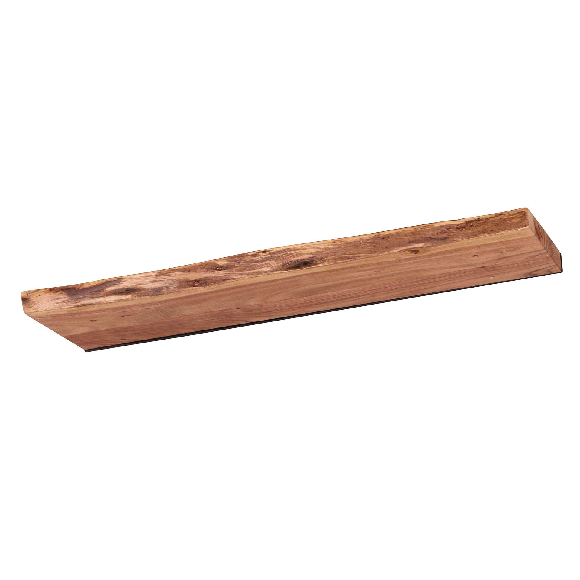 Alvero natuur massief acacia 90cm wandplank