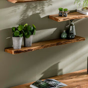 Alvero natuurlijke massief acacia wandplank 120cm