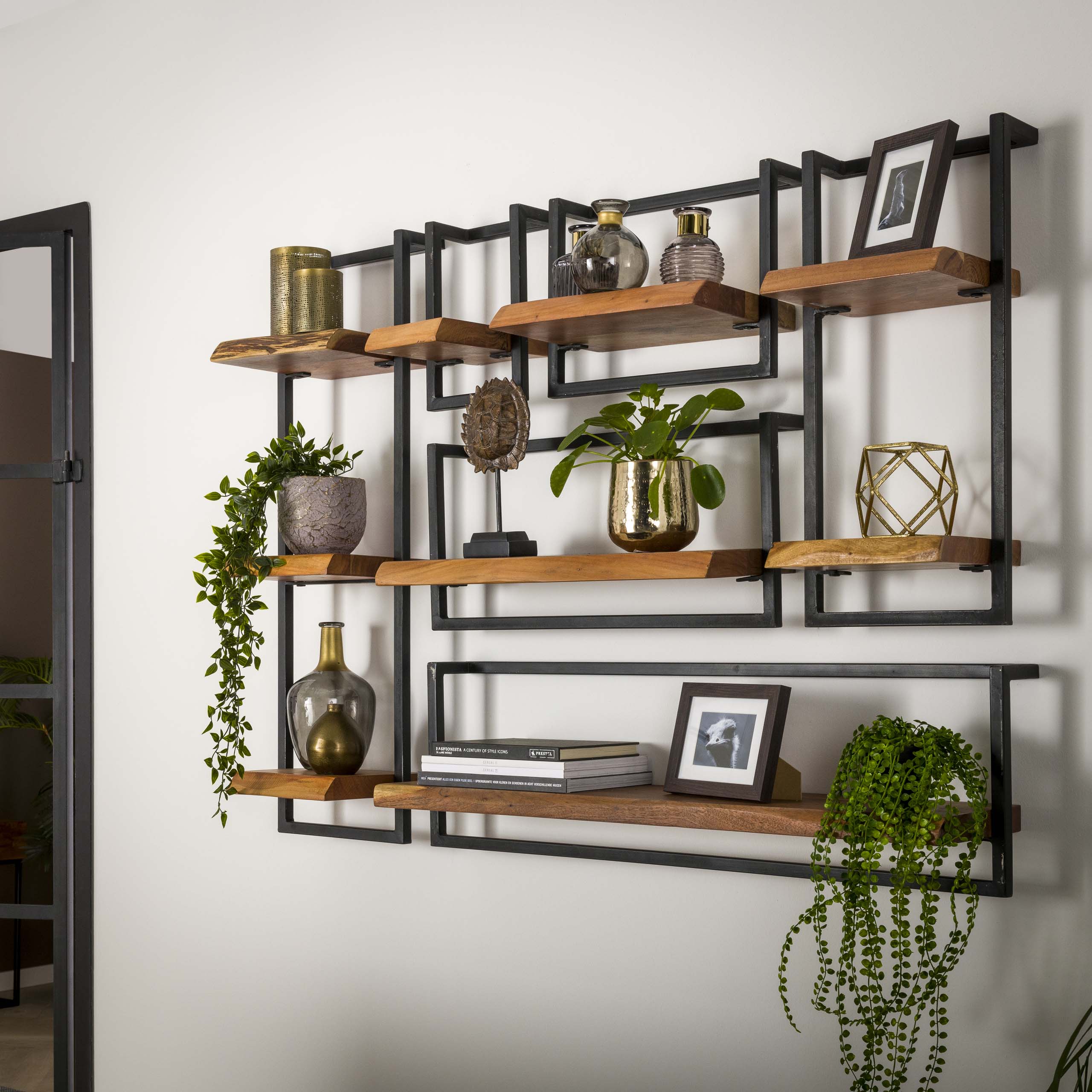 Alvero natuurlijke massieve acacia wandplank 20cm