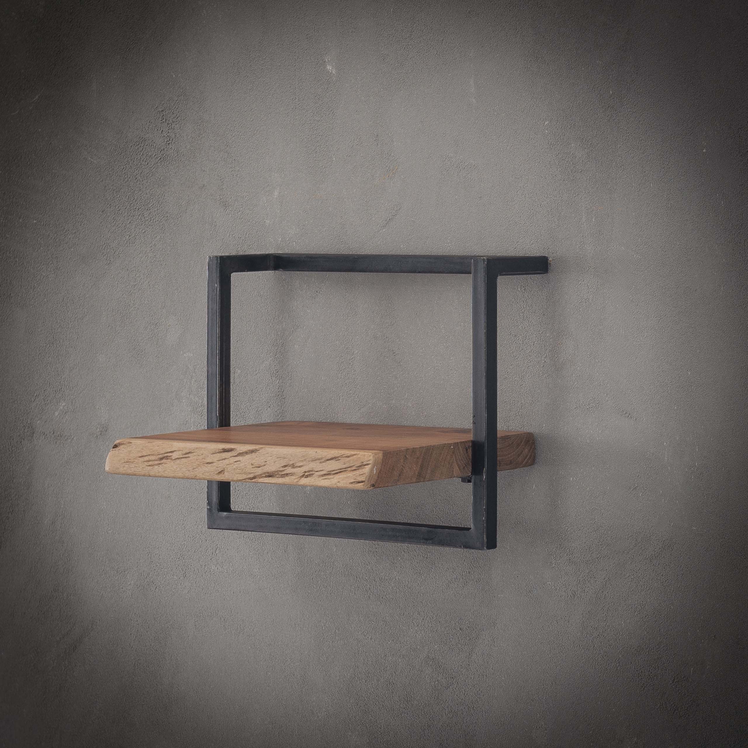 Alvero natuurlijke massief acaciahouten wandplank 40 cm
