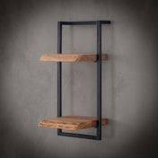 Alvero wandplank massief acacia frame 30x65cm