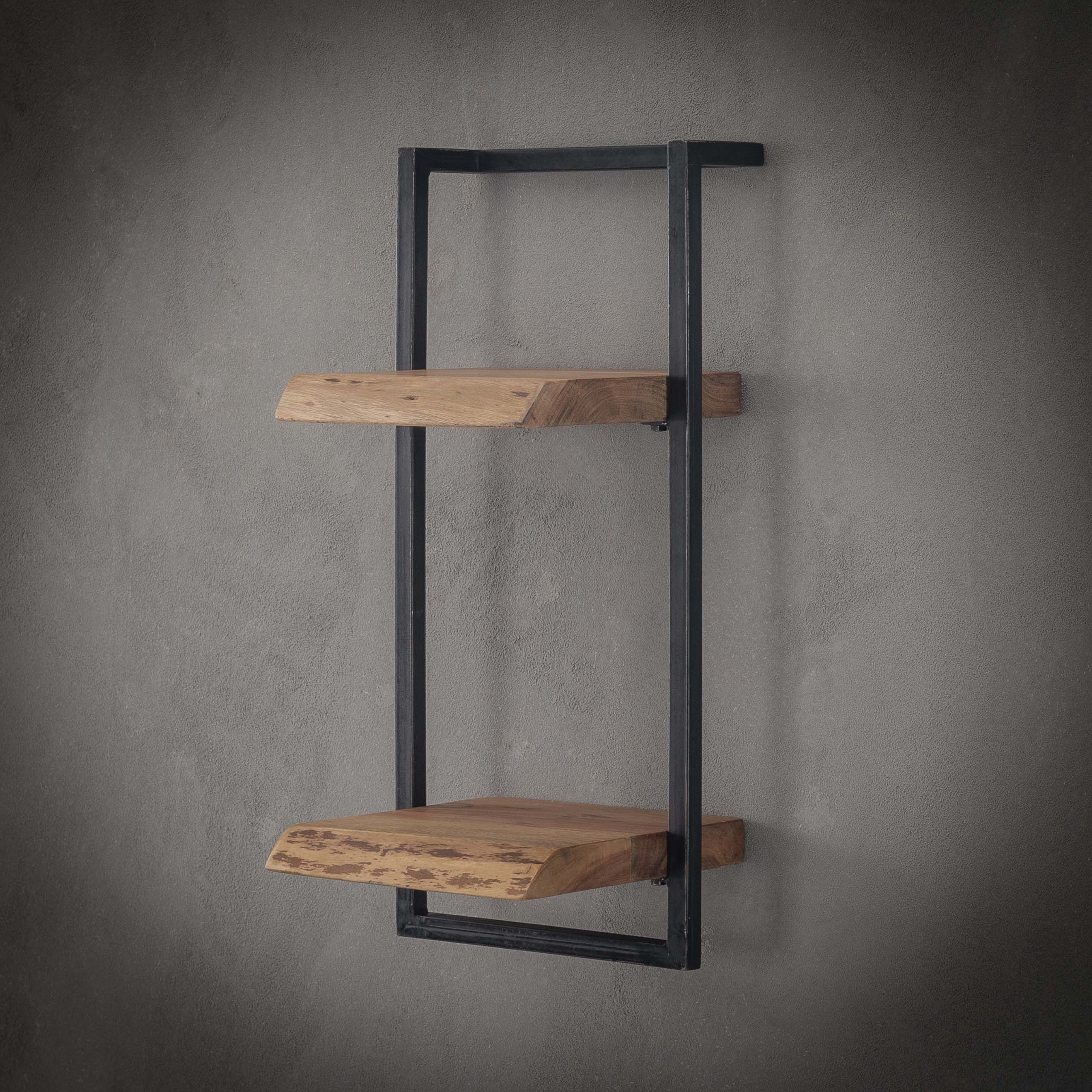 Alvero wandplank massief acacia frame 30x65cm