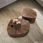 Salontafel Maya Teak rechthoekig set van 2 / Massief teakhout espresso