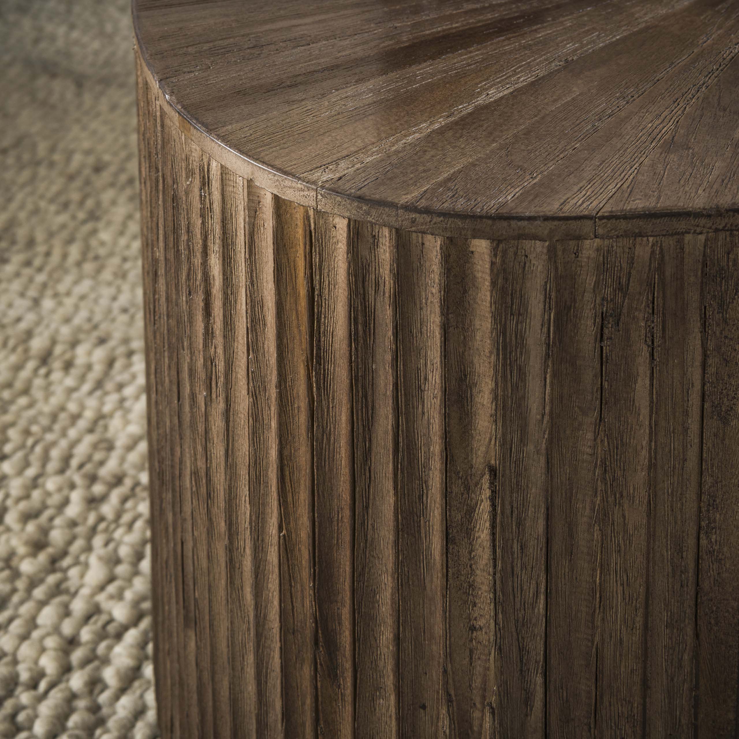 Salontafel Maya Teak rechthoekig set van 2 / Massief teakhout espresso