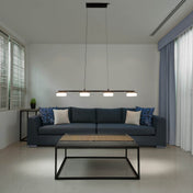 Tijdloze handgemaakte LED-hanglamp in premium zwart design