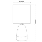 Cremona ceramic table lamp