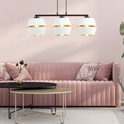 LUNOR 3 White Gold Pendant Lamp