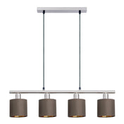 Handcrafted Luxury Pendant Lamp in Natural Satin Finish