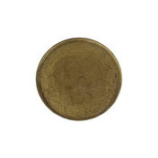 Elira antiek gouden metalen bijzettafel met neerklapbaar blad