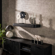 Velaro grijze metalen wandplank 100cm