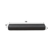 Velaro grijze metalen wandplank 100cm