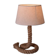 Handcrafted Luxury Table Lamp with Artisan Design and Jute