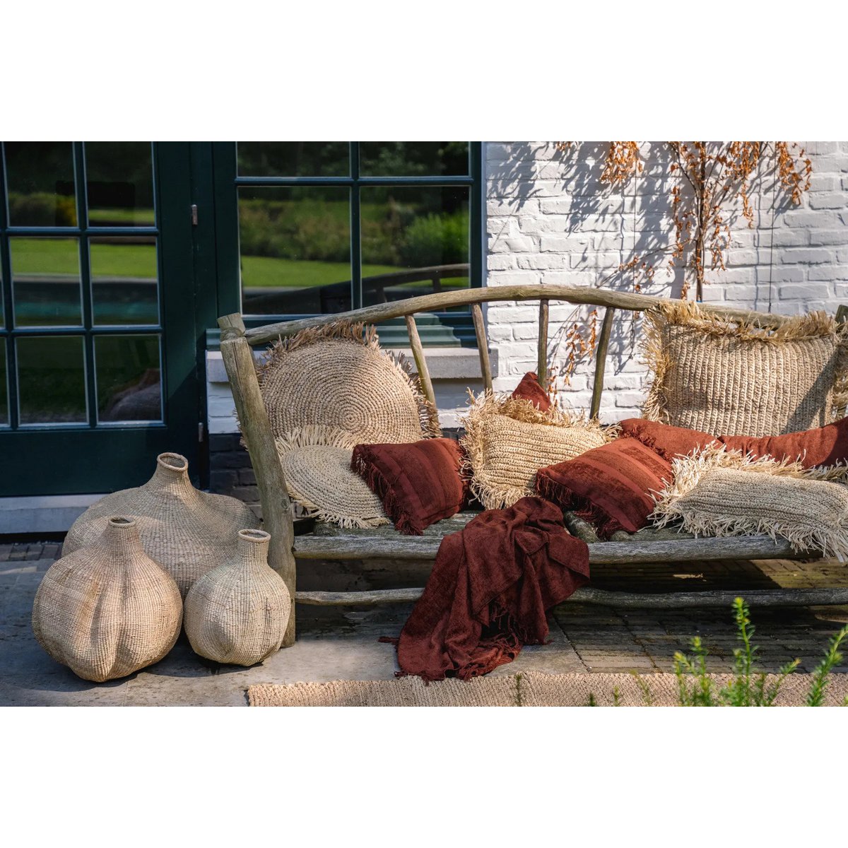 Het Oh My Gee Kussenhoes - Bordeaux Fluweel - 30x50