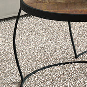 Arova nested coffee table set wood metal