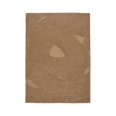 Svala wollen vloerkleed 160x230cm – Bruin