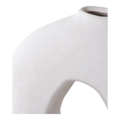 Vase - Vase, ceramic, white 24x10,5x27,8 cm