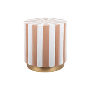Candy Swirl emaille kruk, zwart &amp; wit