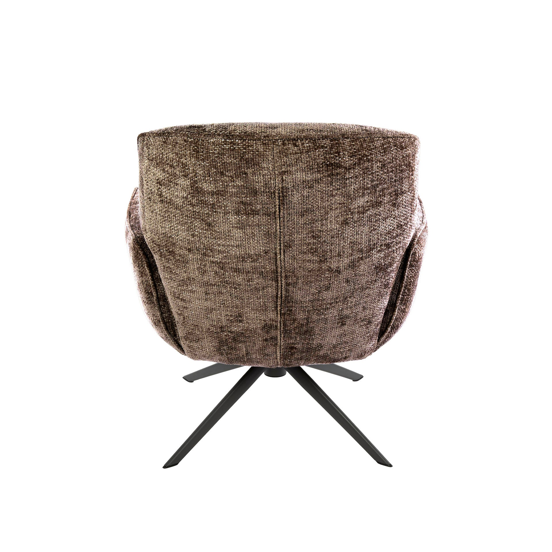 Sorea champagne gestoffeerde draaifauteuil
