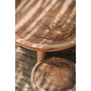 Luxe handgemaakte ambachtelijke bijzettafel - Tijdloos natuurlijk design