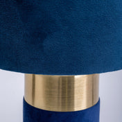 Mary gold blue table lamp