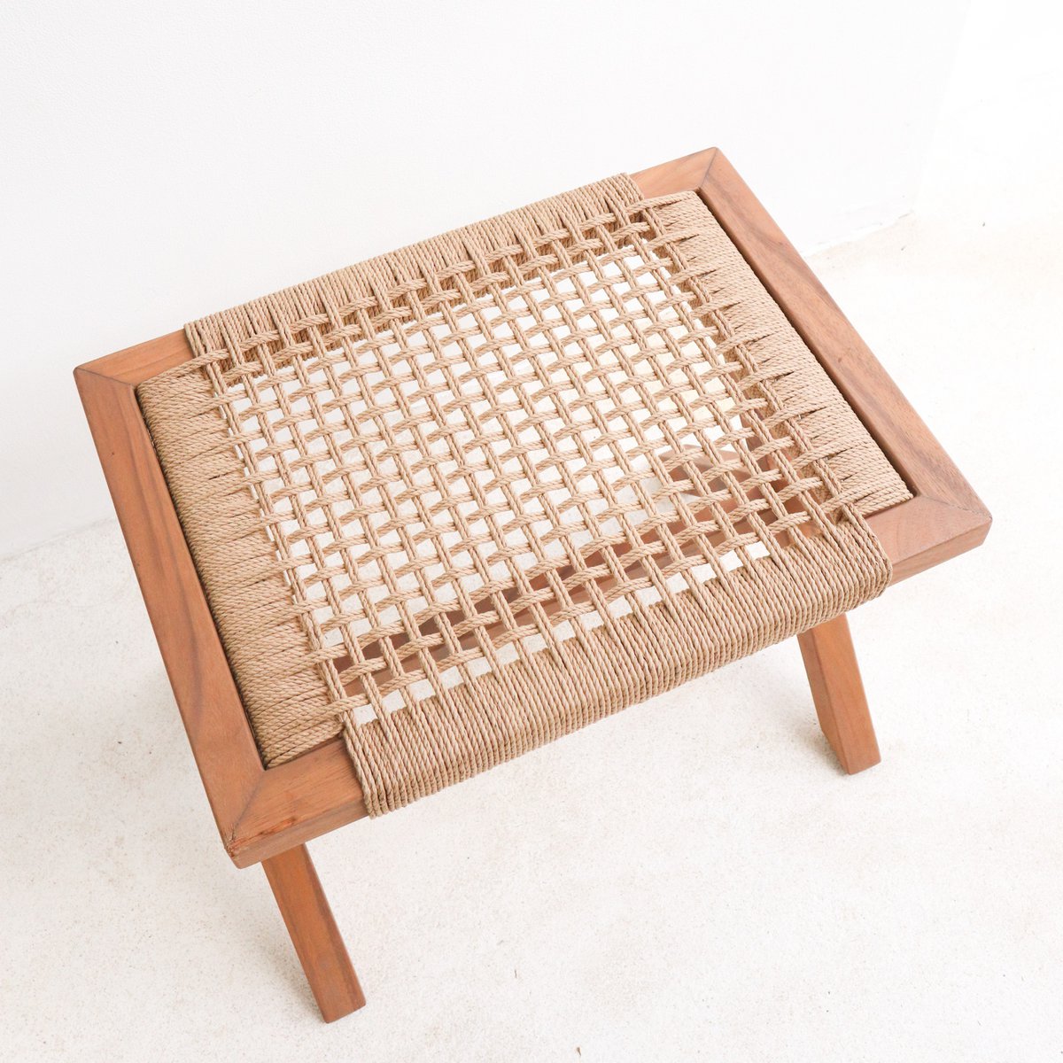 Eco kruis bruine houten kruk
