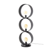 Rinara gaas 3-lichts - houtskool vloerlamp