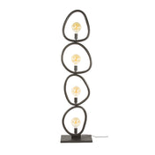 Pebora vloerlamp met 4 lichtpunten - artic zwart