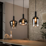 Zenora 3-lichts - Artic zwarte hanglamp