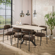 Zenora 3-lichts - Artic zwarte hanglamp