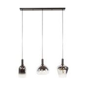 Zenora 3-lichts - Artic zwarte hanglamp