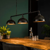 Induro Tube 3-lichts - Zwarte hanglamp