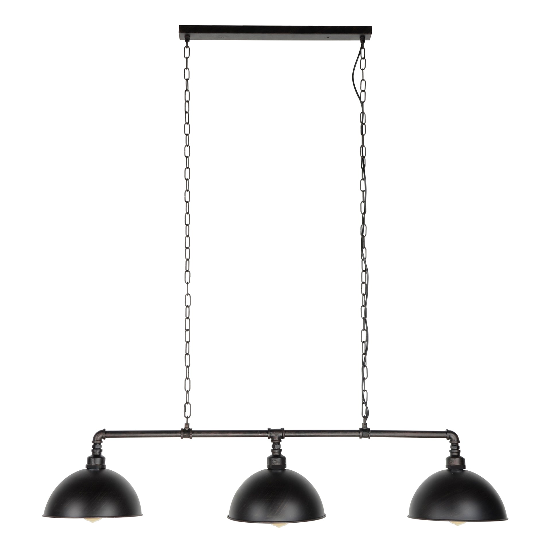 Induro Tube 3-lichts - Zwarte hanglamp