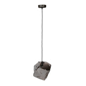 Rovara 1-lichts - Chroom glazen hanglamp