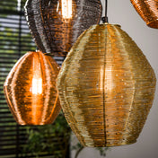 Wexel 5-lichts - Mat nikkelmix hanglamp