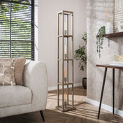 Quadris 4-lichts - beige vloerlamp