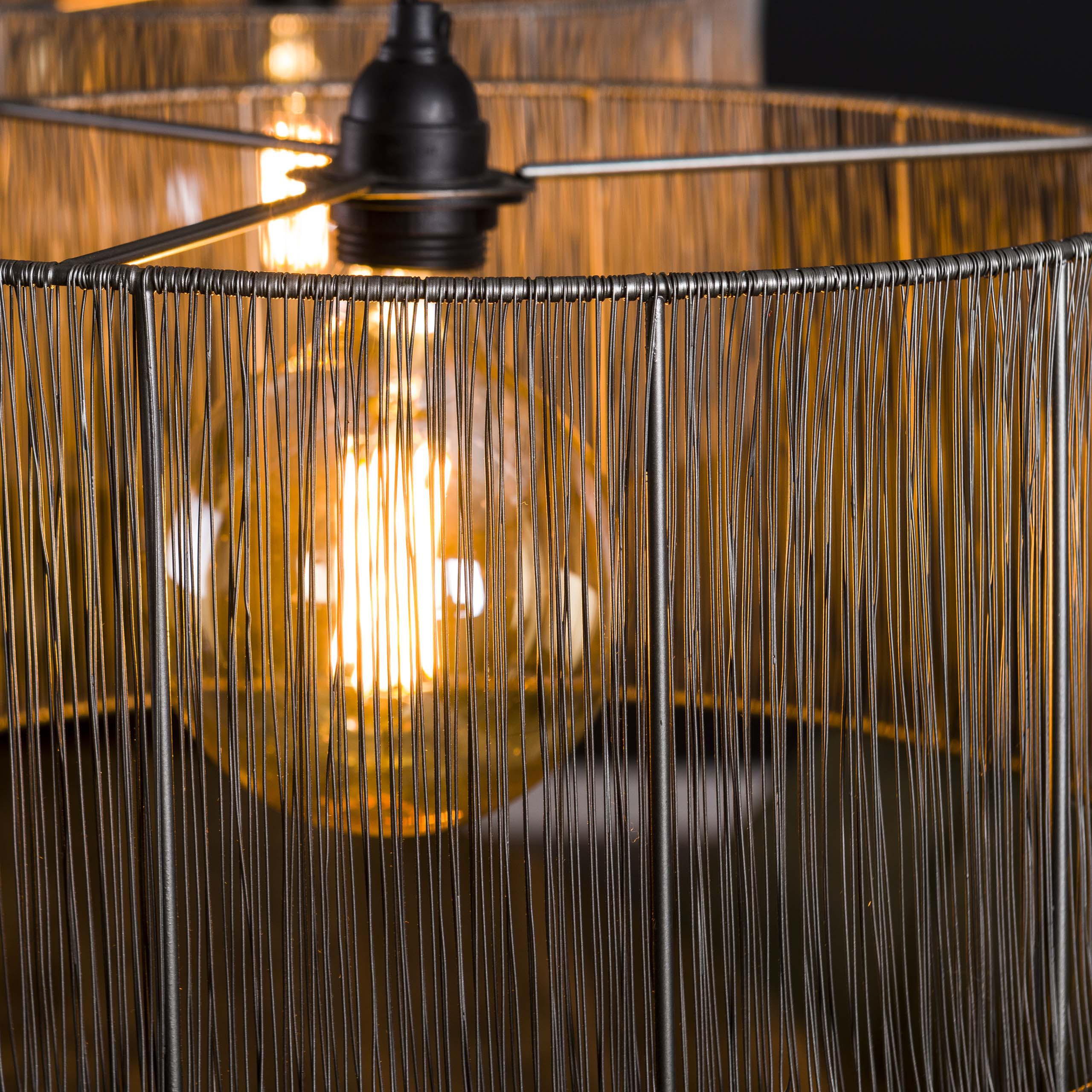 Strinea 2-lichts - Zwart nikkel hanglamp