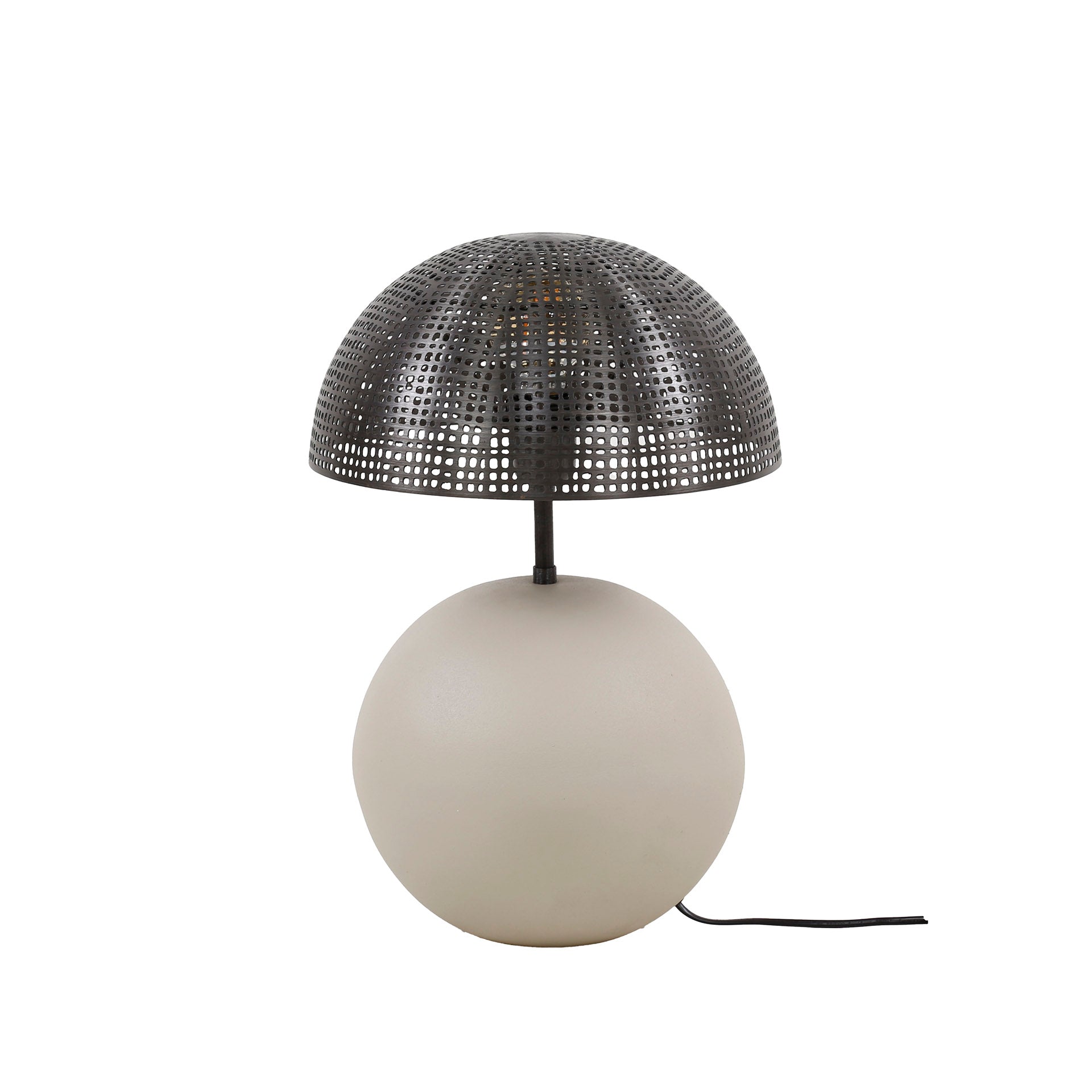Sphera matte beige keramische tafellamp met 1 lichtpunt - 49 cm