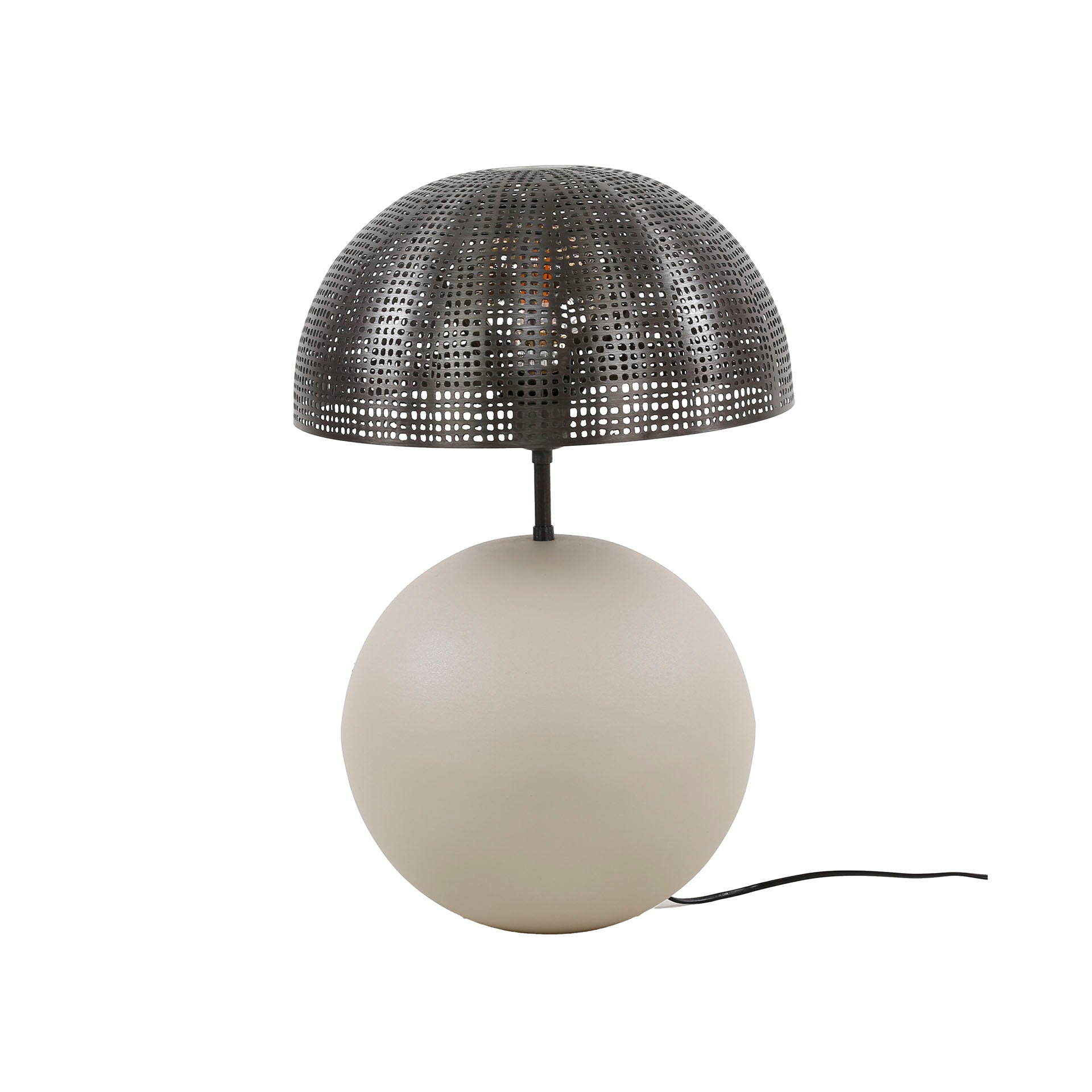 Sphera mat beige keramische tafellamp met 1 lichtpunt - 57 cm
