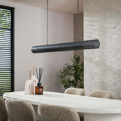 Tubara Mesh 4-lichts 120cm - Artic zwarte hanglamp